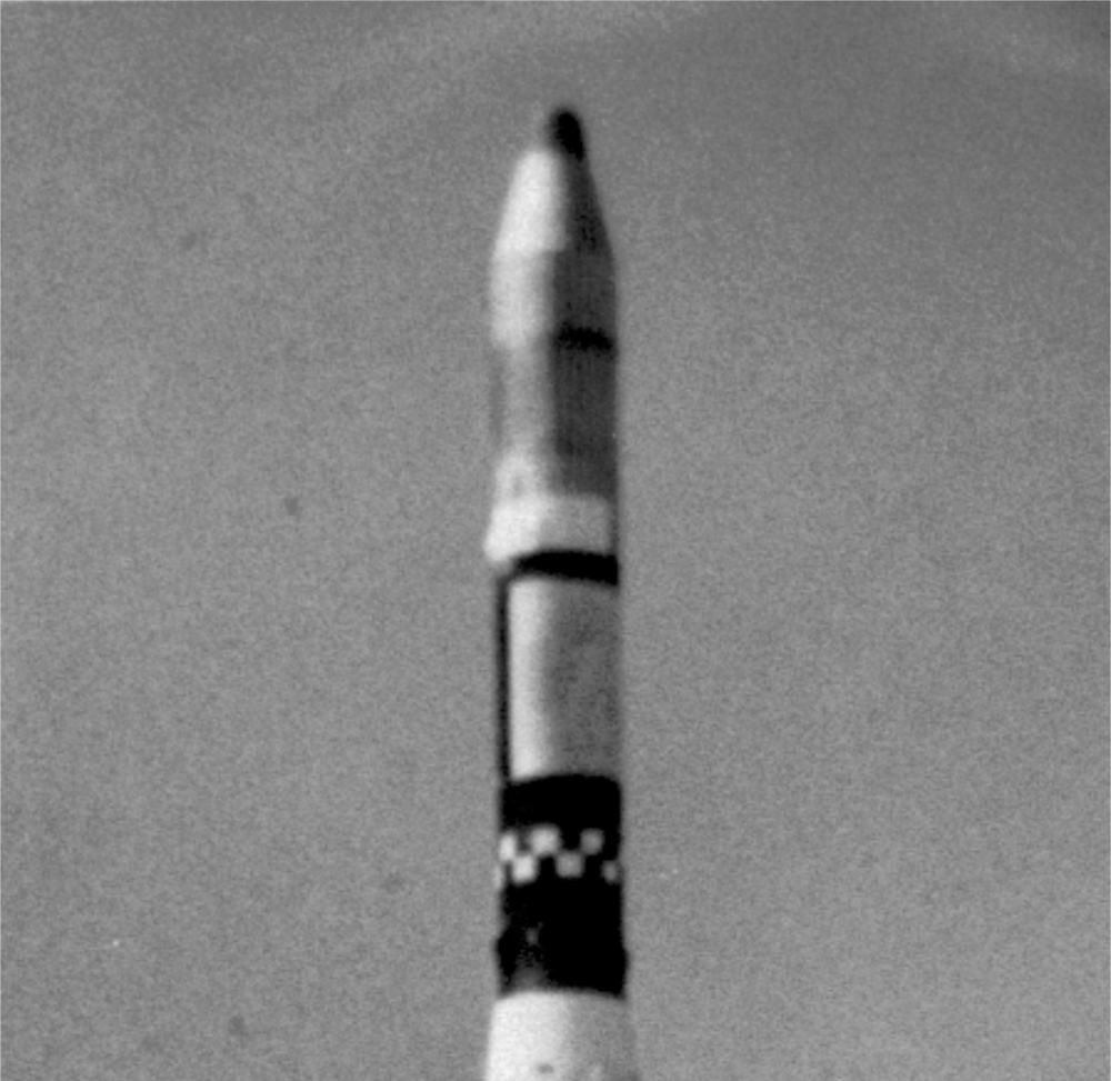 KH-6 before launch, LANYARD (KH-6) reconnaissance satellite