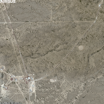 Blue Origin Launch Site One Overview - 2023-04-21 - SPOT-6 | SpaceFromSpace