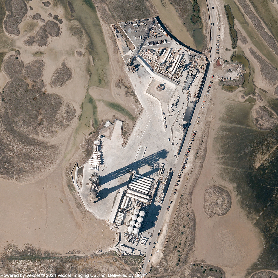 Starbase Launch Site - 2023-10-20 - | SpaceFromSpace
